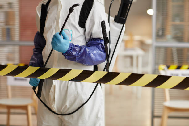 Professional Biohazard Cleanup technician working in Parker, TX